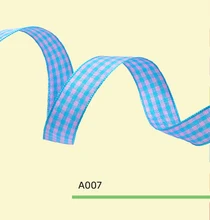 7/8″ Inch 22mm tartan plaid ribbon