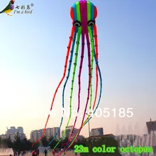Спорт на открытом воздухе высокого качества 23 м Мощный воздушный змей программного обеспечения Осьминог Летающий