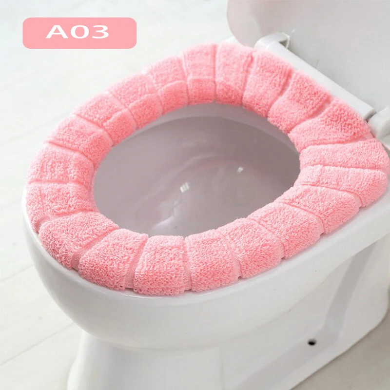 Soft Heated Washable Toilet Seat Mat Set for Home Decor Mat Seat cover