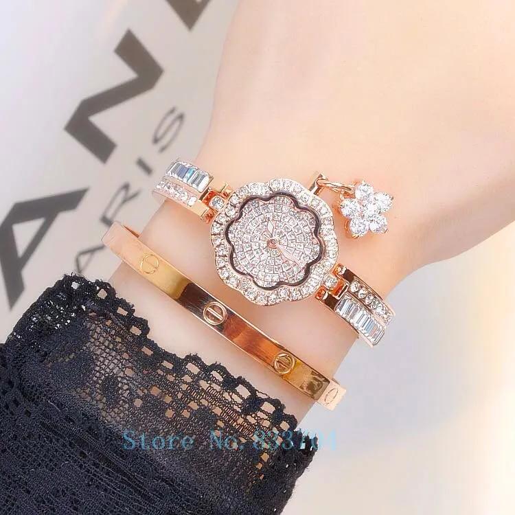 Us 19 49 68 Off Luxury Women Watches Las Diamond Bracelet Watch Female Rose Gold Silver Dress Lady Rhinestone Bangle Jewelry Wrisch In Us 19 49 68 Off Luxury Women Watches Las Diamond Bracelet Watch Female Rose Gold Silver Dress Lady Rhinestone Bangle Jewelry Wrisch In