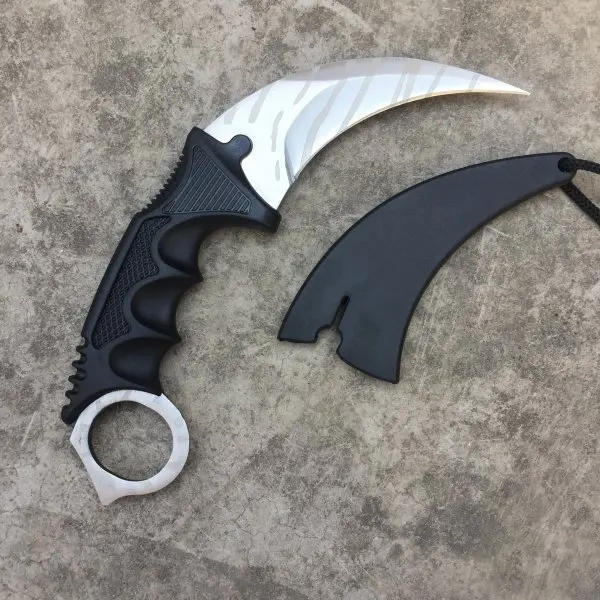 Горячее предложение! Распродажа! Ручной охотничий нож Karambit CS GO, никогда не выцветает, для борьбы с ударом, для выживания, тактический нож, коготь, походные ножи, инструменты