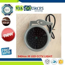 940nm ИК светодиодный осветитель безопасности освещения 48 шт INSIVIBLE инфракрасный светодиодный для Ночное Видение видеонаблюдения Камера заполняющий свет