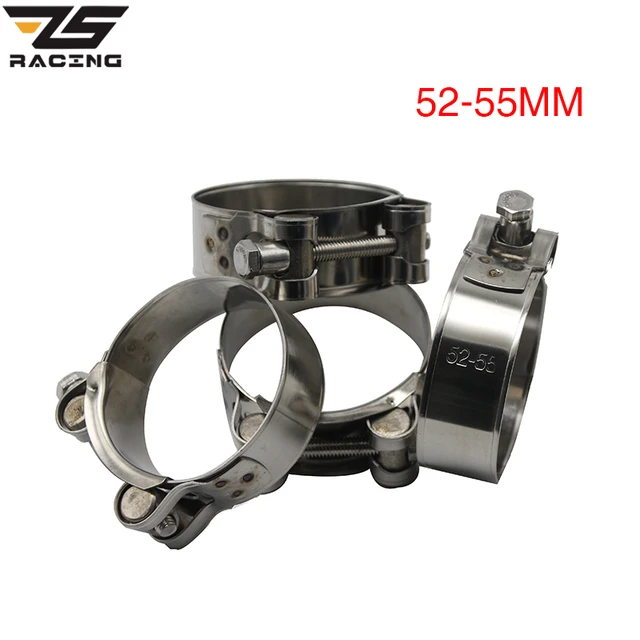 ZS Racing-serre-Joint d'échappement en acier inoxydable, manchon de serrage  pour Joint d'échappement de moto 52-55MM - AliExpress