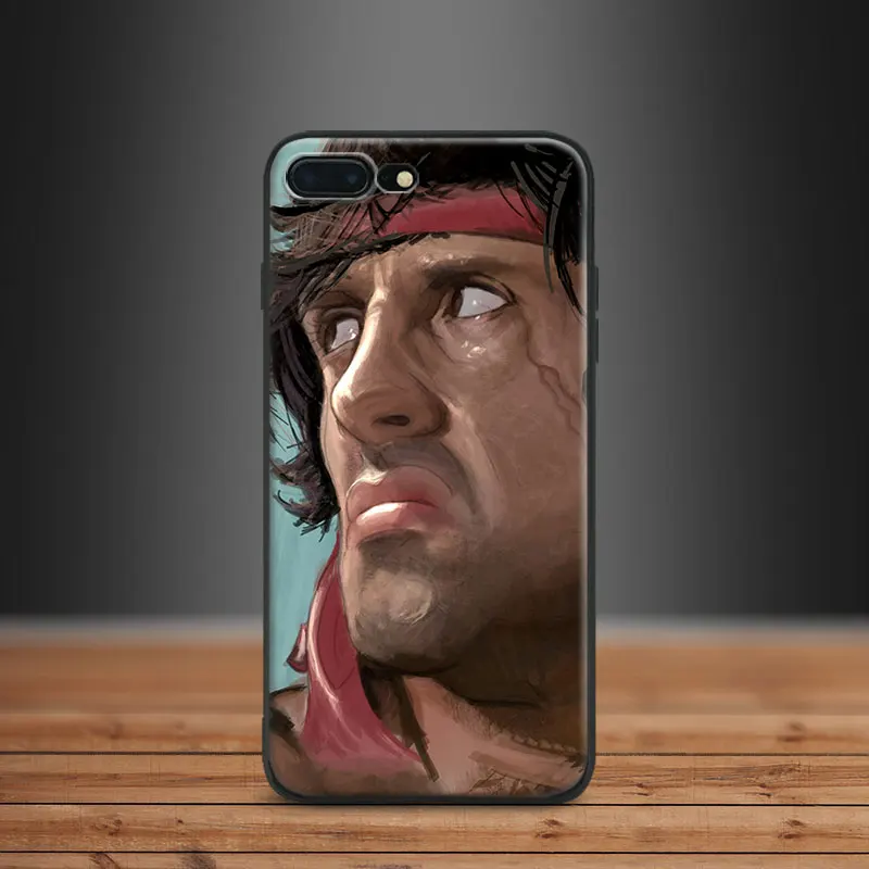 

Rambo sylvester stallone Coque Tpu Soft Silicone Phone Case Cover Shell For Apple iPhone 5 5s Se 6 6s 7 8 Plus X XR XS MAX