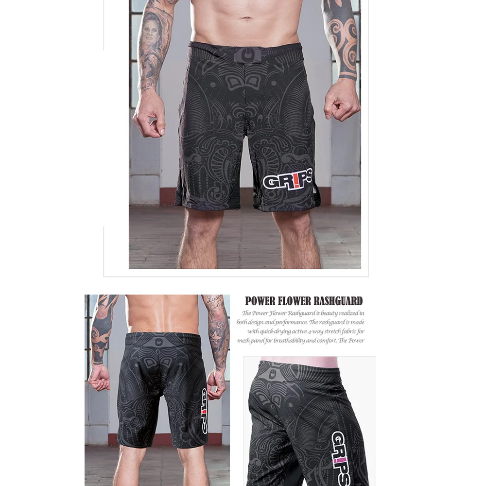 2019 Kick Boxing Shorts MMA Kickboks Men Pantalon Muay Thai Pantalones Boxeo Short Trunks Fitness Training Black Grappling Pants (5)