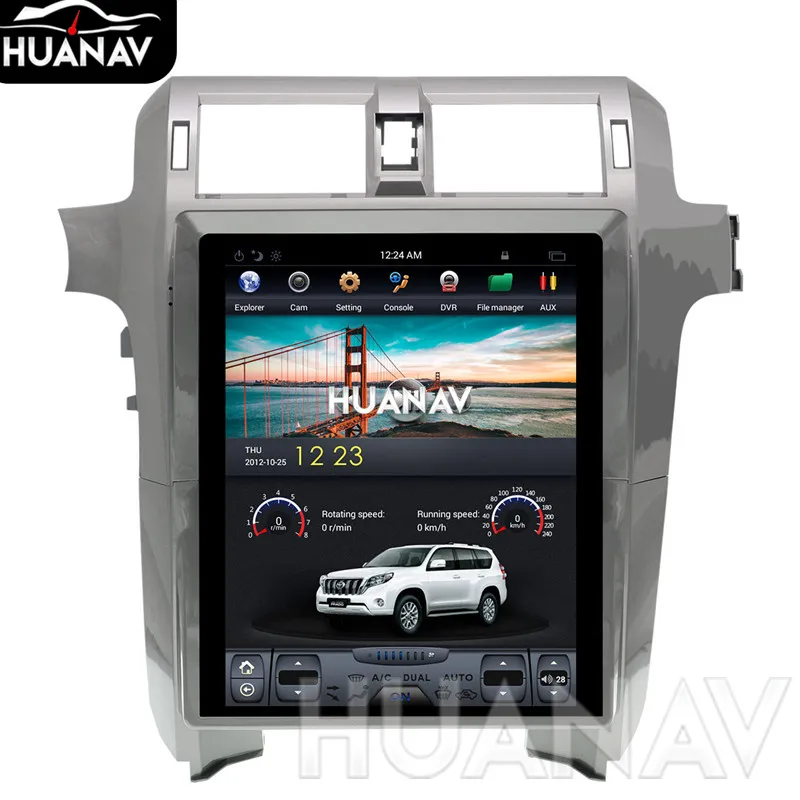 Tesla styel Android 8 Автомобильный dvd-плеер gps навигация для Lexus GX400 Lexus GX460 2010- Авто радио мультимедиа палер головное устройство