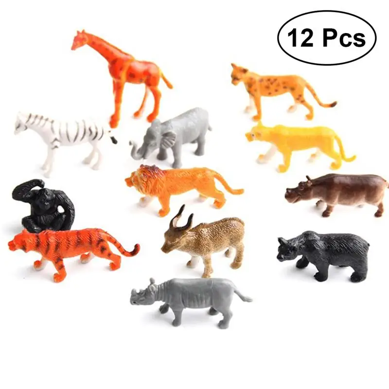 2 stücke Realistische Wild Farm Animal Modell Haustier Figur Spielzeug