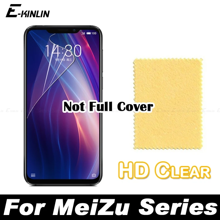 

Clear Transparent Display Screen Protector HD Protective Film For MeiZu X8 M8 16 16th 15 Lite Pro 7 Plus Note 8