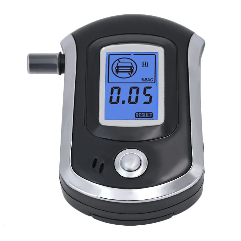الذكية فاحص نسبة الكحول في النفس الرقمية LCD الكحول محلل AT6000 مع 5 قطع أبواق الذكية فاحص نسبة الكحول في النفس الرقمية LCD الكحول محلل AT6000 مع 5 قطع أبواق