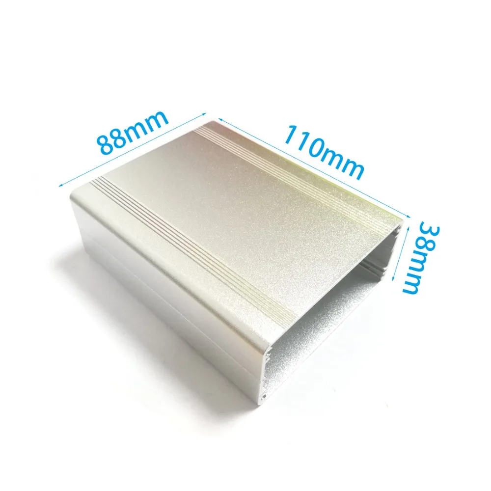

Aluminum enclosure electric project case PCB shell box 88*38*110mm DIY Split box amplifier enclosure
