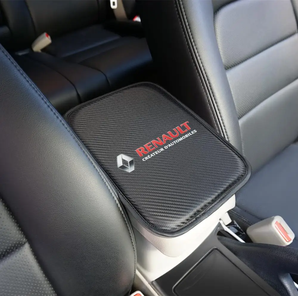 

Car Armrest Pad Auto Center Console Arm Rest Seat Box Pad Vehicle Protective for Renault Megane 2 3 Duster Logan Clio Laguna 2