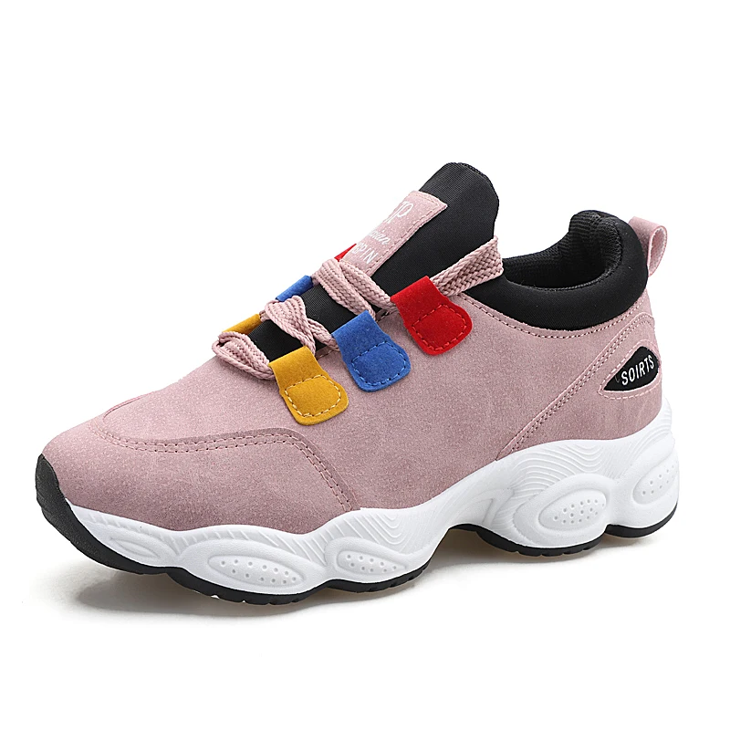 

MBR FORCE Brand 2019 ladies shoes platform shoes sneakers women autumn shoes for women flats lace up breathable sport casual