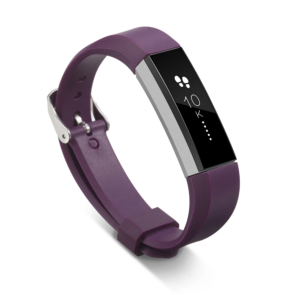 

HobbyLane TPE Wristband Strap Bracelet with Secure Faster High Quality Metal Clasps for Fit bit Alta Band Wrist Smartwatch d15
