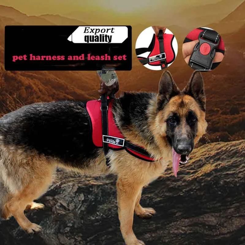 Dog Harness And Leash Set No Pull Dog Harnesses Service German Shepherd
