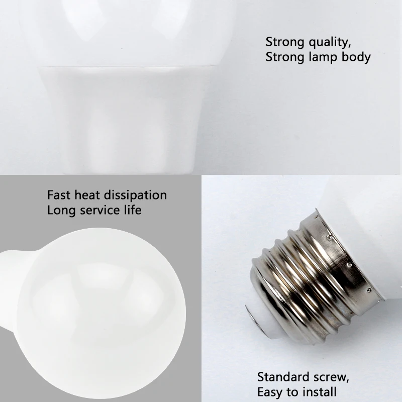 10 шт. светодиодный светильник E27 Bombillas E14 3 Вт 5 Вт 7 Вт 9 Вт 12 Вт 15 Вт 18 Вт 220 В светодиодный светильник высокой яркости светильник Светодиодный точечный светильник
