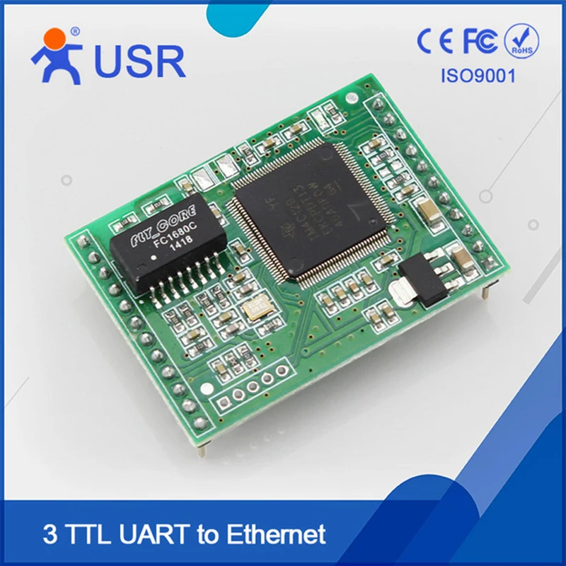 USR TCP232 ED2 3/три последовательных порта LAN Модуль UART TTL к Ethernet TCP/IP конвертер с