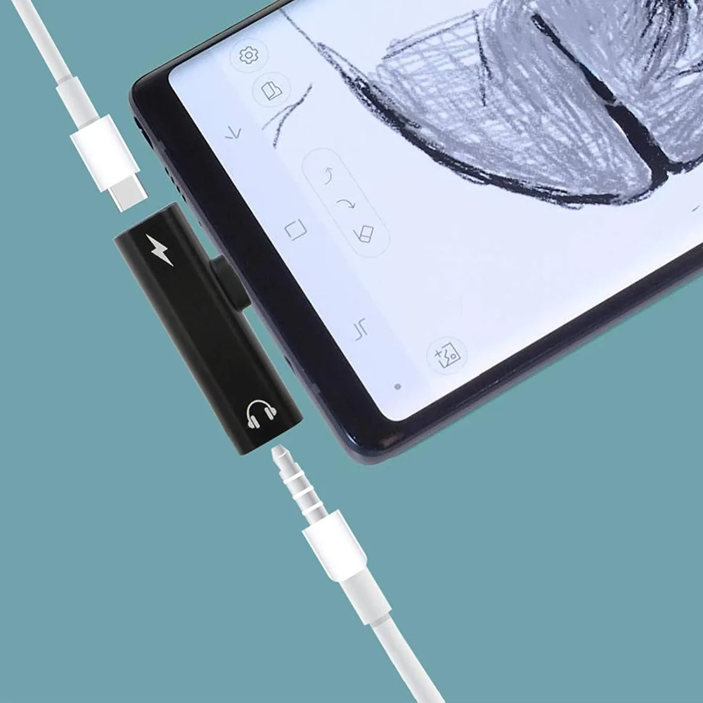 Cherie Carregador usb type C 3,5 мм разъем аудио адаптер для наушников для samsung galaxy s10 s10+ Xiaomi Mi 9 USBC адаптер для зарядки