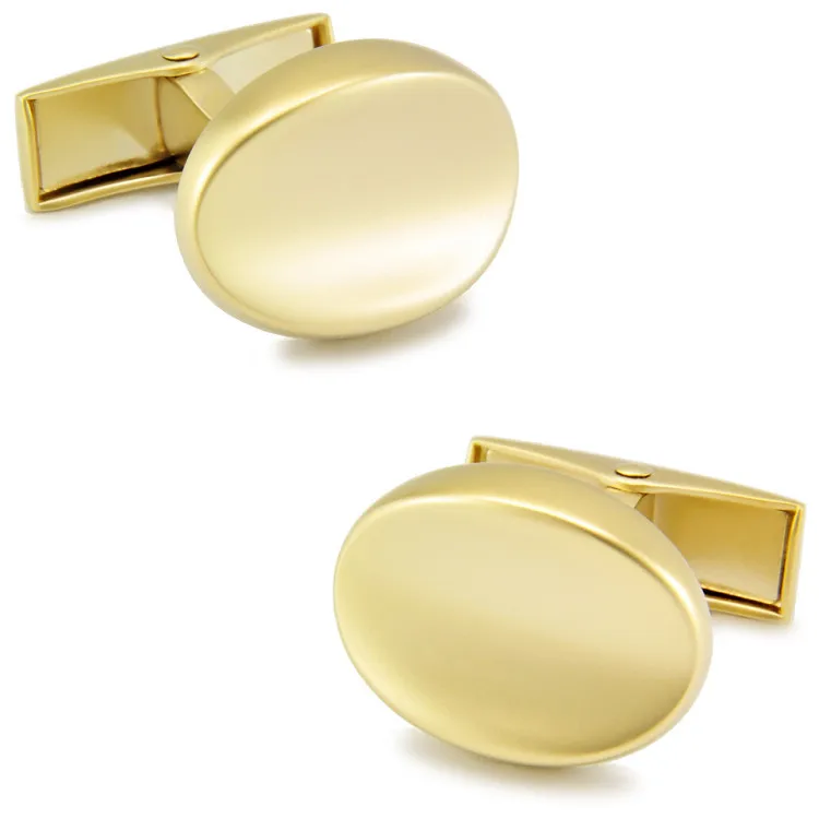 

SPARTA gold Electroplated + high quality metal frosted bean cufflinks + free shipping !!! High quality metal cufflinks g