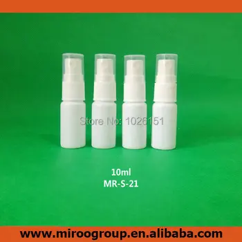 

Free Shipping 10PCS 10ml spray bottle 10ml White small empty spray bottle 10ml Plastic Refillable spray bottles 10 ml