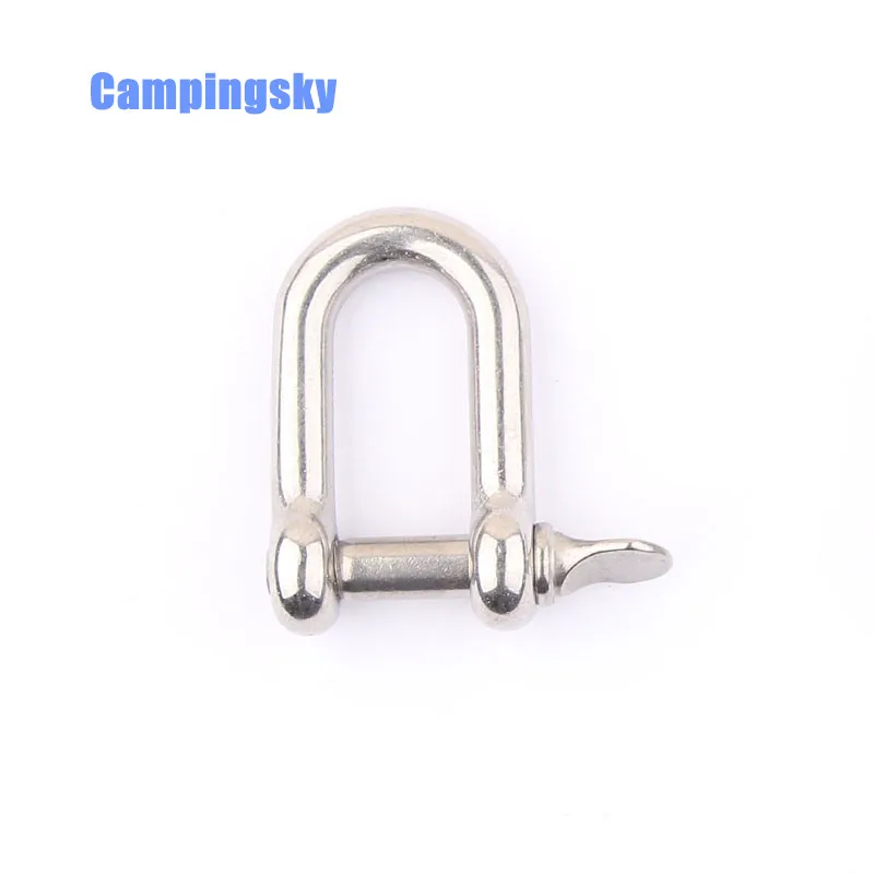 

free shipping Paracord Stainless Steel shackle Steel Buckle For Paracord Bracelet Steel Buckle 10 pcs/lot