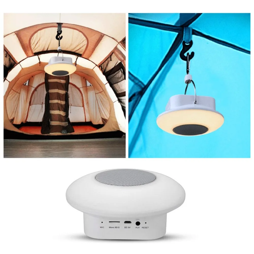 

Night Lights Bluetooth Speaker Bedside Lamp Touch Control Alarm Clock Color LED Color Changing Wireless Speaker with Lights