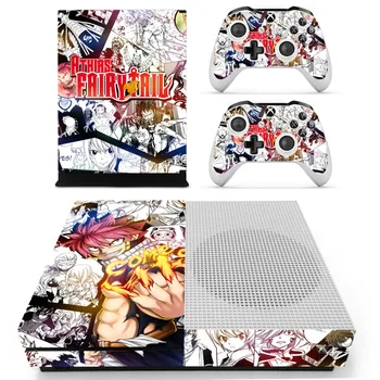 

Anime Fairy Tail Skin Sticker Decal For Xbox One S Console and Controllers for Xbox One Slim Skin Stickers Vinyl