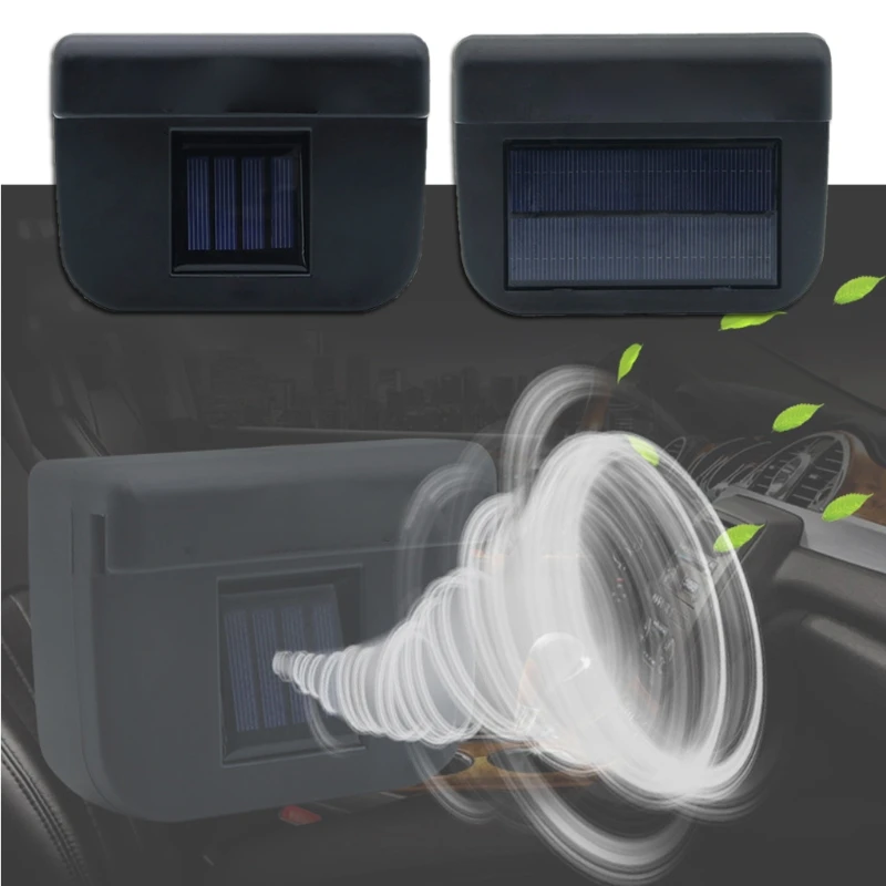 Солнечный мини кондиционер для автомобиля вентиляционный вентилятор портативный кондиционер