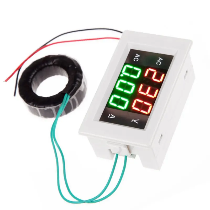 

NEW AC 500V 50A Digital Voltmeter Ammeter Dual LED Digital Amp Volt Meter Gauge