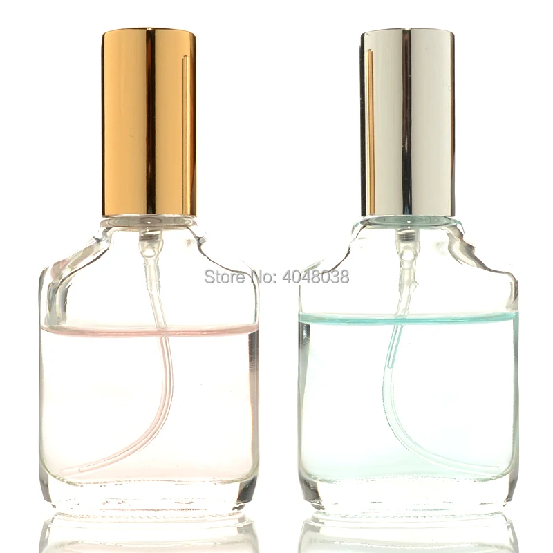 Perfume Refillable Bottle 12ML Spray Pump Bottle Aluminum Nozzle Transparent Glass Aroma Vial Cosmetic Container Travel Atomizer (4)