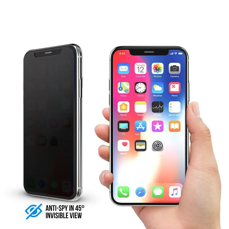 Антишпионское закаленное стекло для iphone11 Pro Ma8 7 plus, защита экрана, полное покрытие, стекло для iPhone XS Max XR, стекло для конфиденциальности