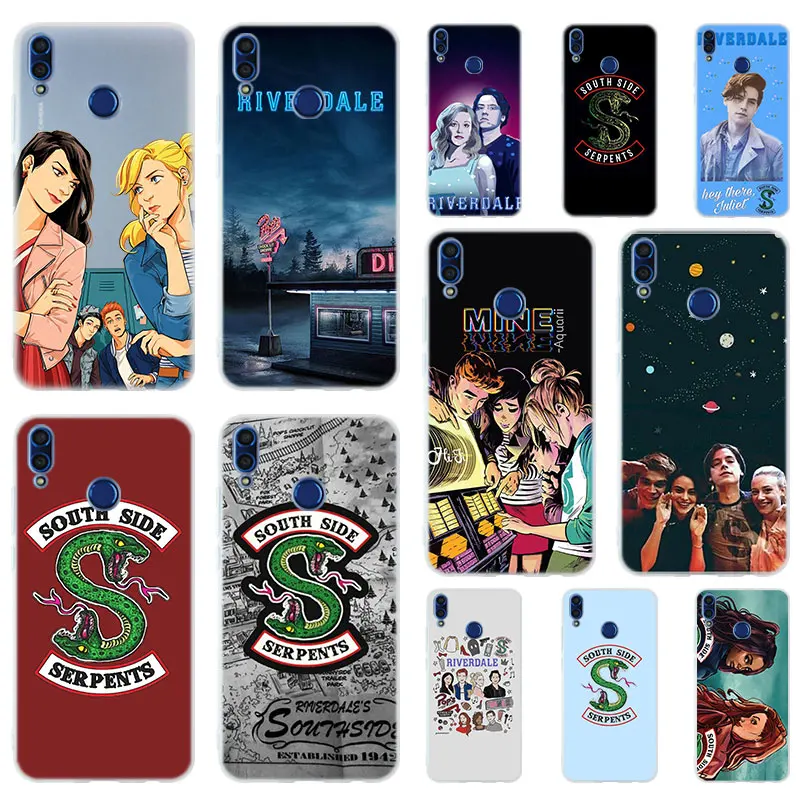 

Riverdale South Side Serpents Soft Silicone Case Cover For Huawei Honor 9 10 Lite 6X 7X 8X Max Phone cases 7A 8A 8C V20 PLAY 10i