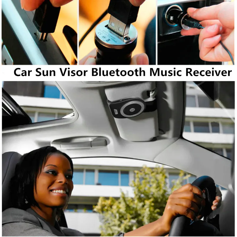 Bluetooth Handsfree Car Kit Беспроводной Автомобильный громкоговоритель Carkit Солнцезащитный