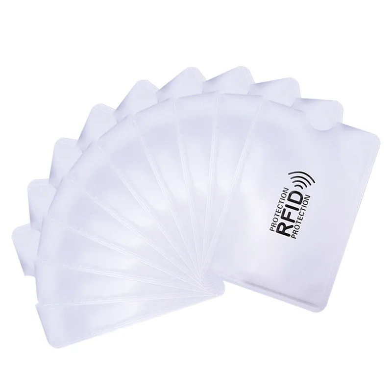 

Aluminum Protective Case for RFID Anti-Piracy Blocking Reader Lock Bank Contactless Credit ID Card Holder Cover