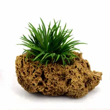Каменный горшок аквариумная рептилия коробка вулканический