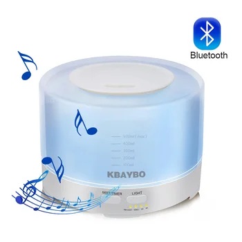 

500ml Humidifier Remote Control Essential Oil Diffuser Cool Mist Humidifier EU AU UK US Plug Air Humidifier