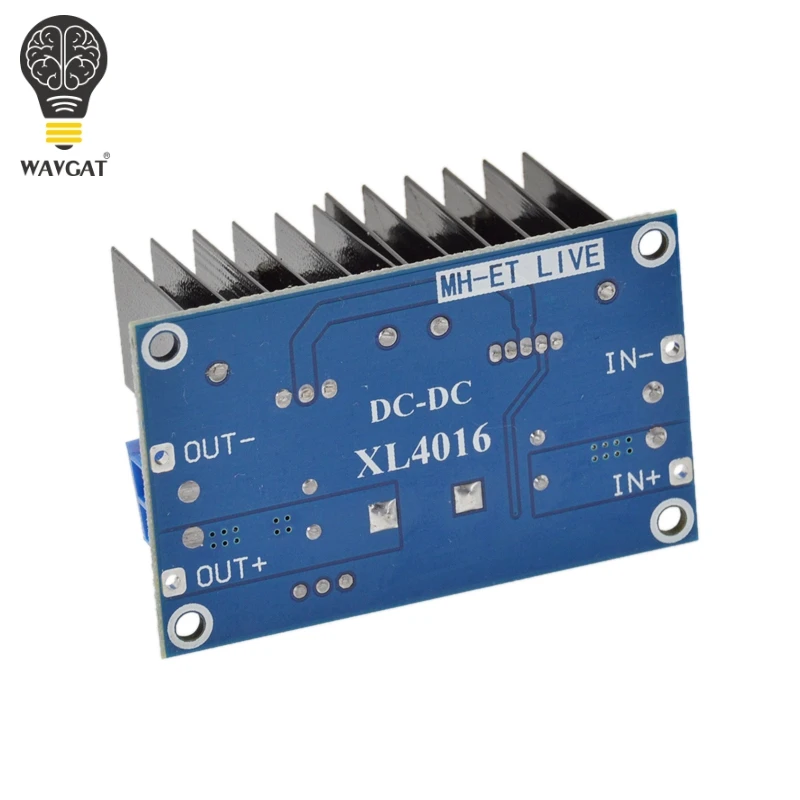 XL4016 ШИМ регулируемый 4-36 в до 1,25-36 в понижающий модуль платы макс. 8A 200 Вт DC-DC понижающий преобразователь питания