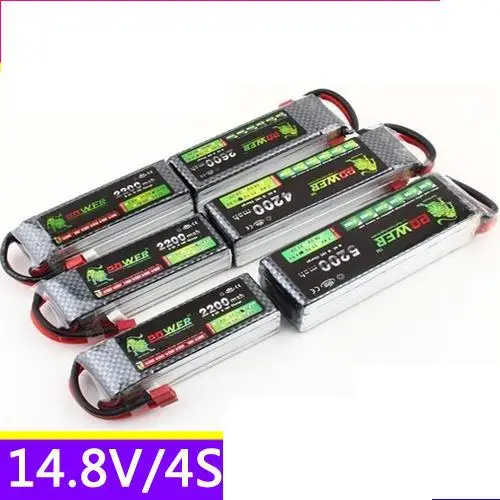 

LiPo Battery ,14.8V/4S, 2200, 2600 ,3000, 4200, 5200, 10000 MAH LIPO BATTERY, for RC model free shiping