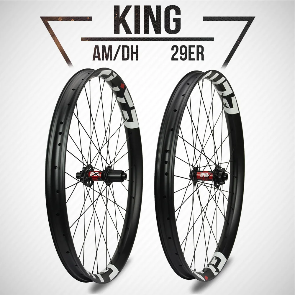 Clearance ELITE DT Swiss 240 Series AM DH MTB Wheelset Center Lock or 6 Bolt Mountain Bike Wheel 40mm Width With Free Wheel Bag 0