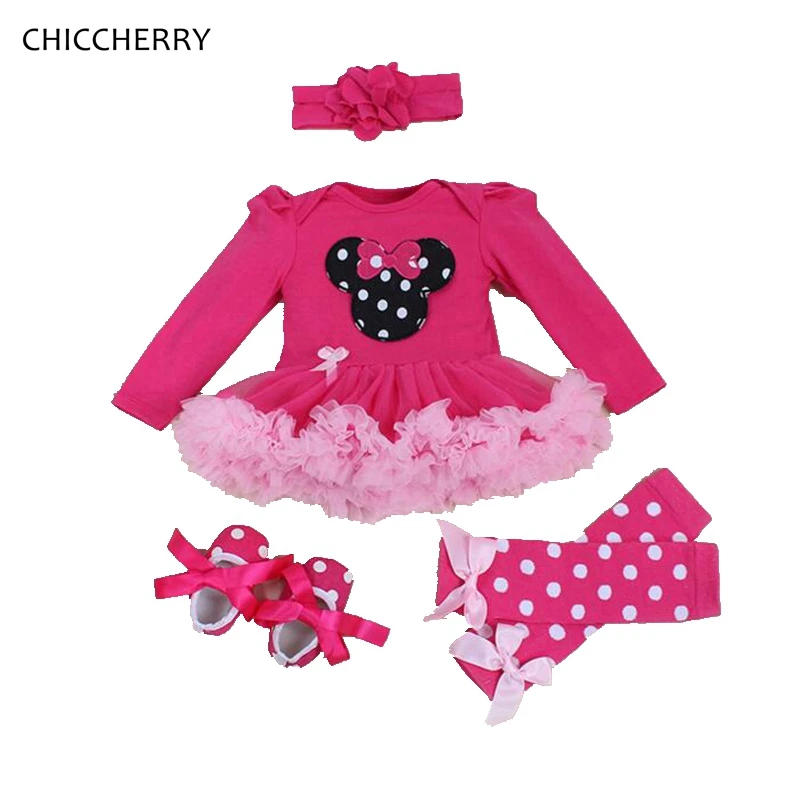 Cute Minnie Baby Girl Clothes Set Infant Lace Tutus Headband Cribs Shoes Robe Bebe Fille Party Dress Toddler Birthday Outfits Birthday Outfit Baby Girl Clothes Setbaby Girl Clothes Aliexpress