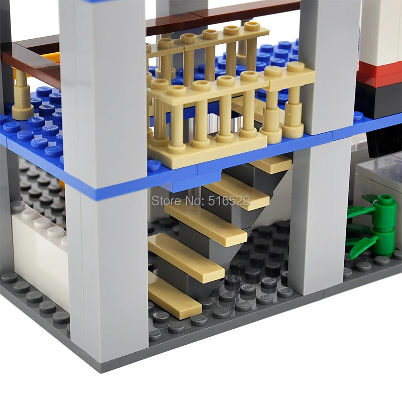 Цена GUDI Воздушный самолет город международный аэропорт блоки 652 шт Кирпичи Строительные блоки Наборы Классические обучающие игрушки для детей