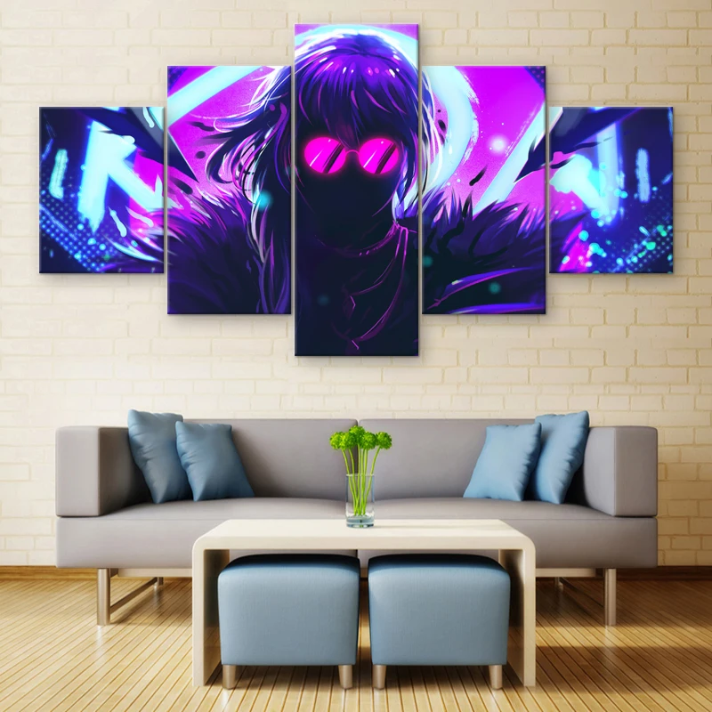 5-Pieces-Modern-Painting-Pictures-League-of-Legends-KDA-Evelynn-Canvas-Printed-Game-Poster-Artwork-Home (1)