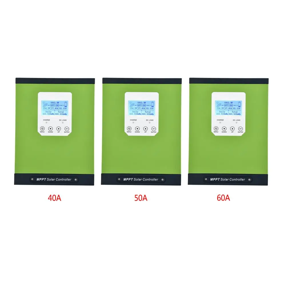 40/50/60A MPPT Контроллер заряда для фотоэлектрических систем 12V24V48V Контроллер Заряда MPPT Мода Лидер продаж