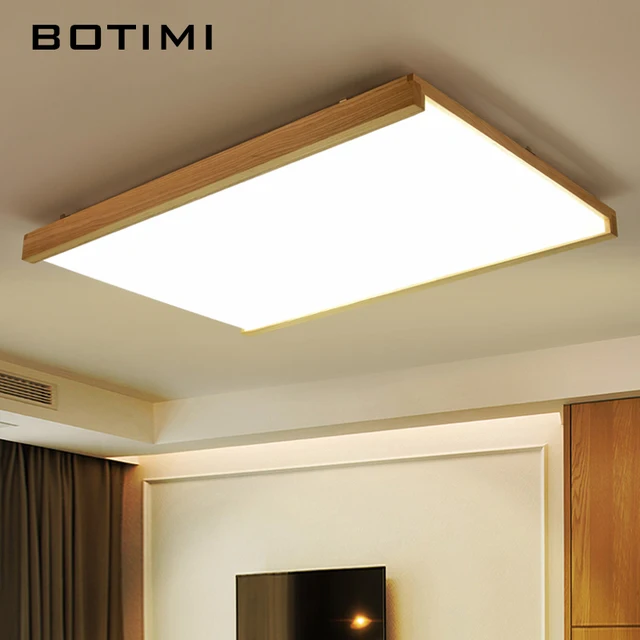 BOTIMI Janpaness Holz Decke Leuchtet Moderne Wohnzimmer Lampe ... BOTIMI Janpaness Holz Decke Leuchtet Moderne Wohnzimmer Lampe ...