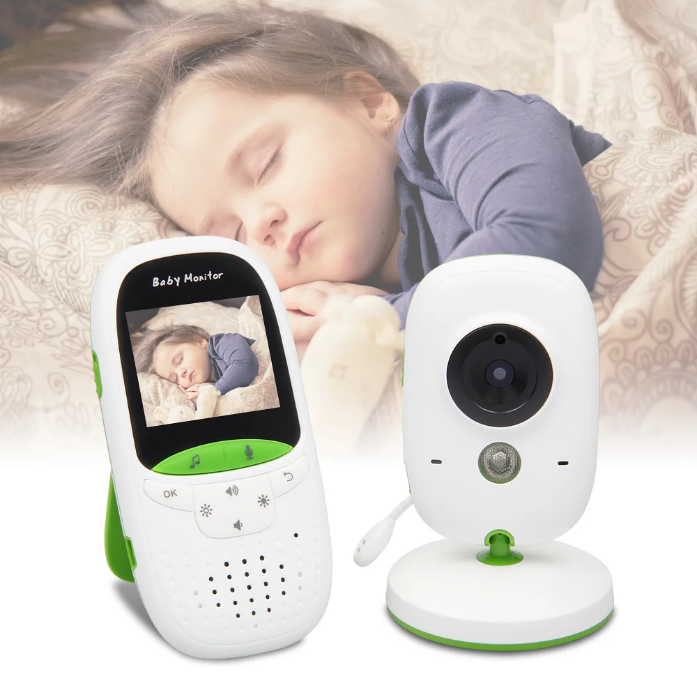

Digital Sound Activated Video Record Baby Monitor with 3.2" Color LCD Screen, Remote Camera Lullaby, Night Vision Two Way Talk