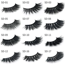 

3D Mink Eyelashes Cruelty free Lashes Handmade Reusable Natural 3d Mink Lashes False Lashes Makeup