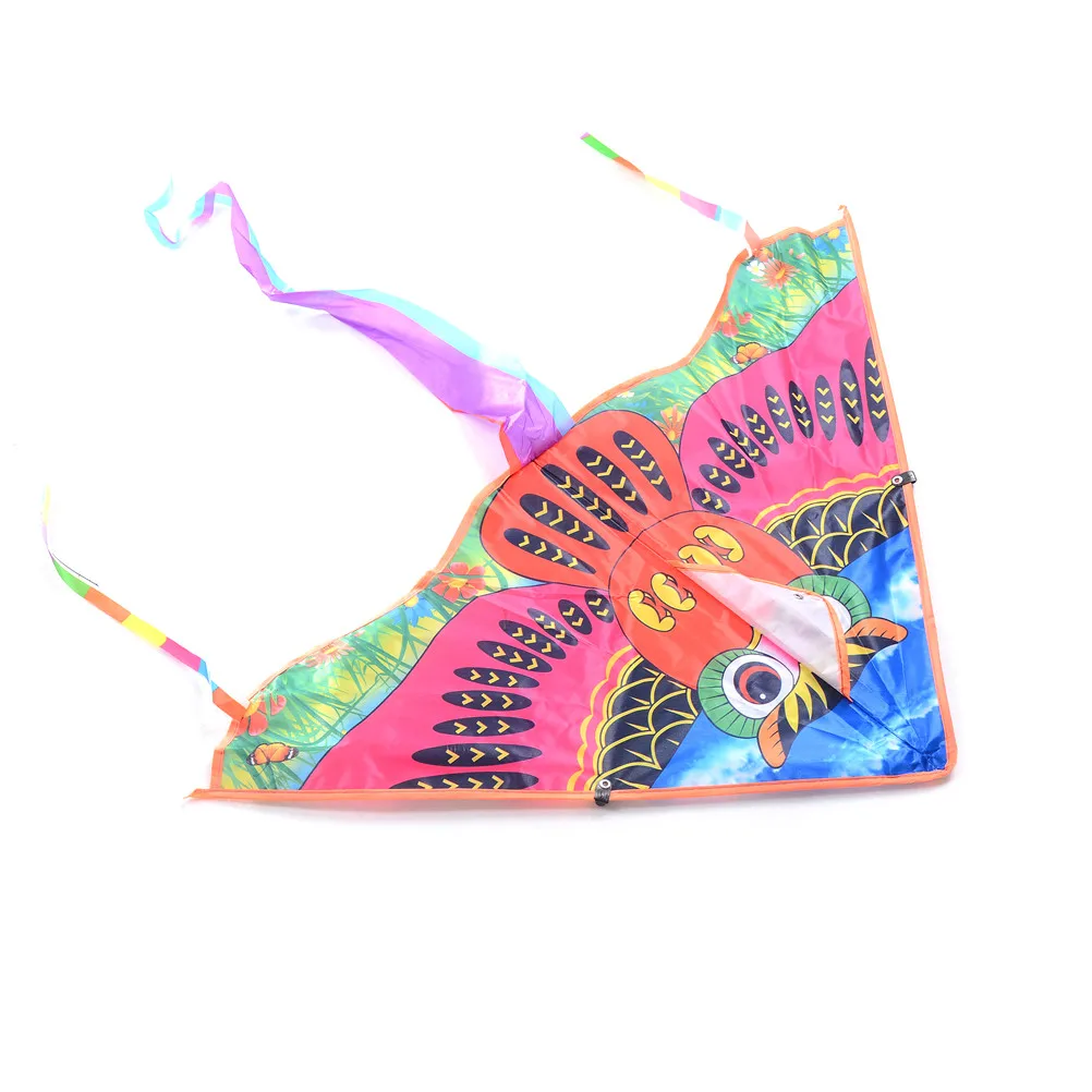 

1PC Traditional Owl Kite Easy to Fly Colorful Animal Styles Foldable Kite Outdoor Fun & Sports For Kids Children 80cm