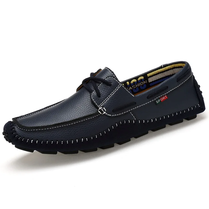 

2019 Fashion Comfortable Casual Shoes Loafers Men Shoes Quality Genuine Leather Shoes Men Flats Hot Sale Moccasins Shoes