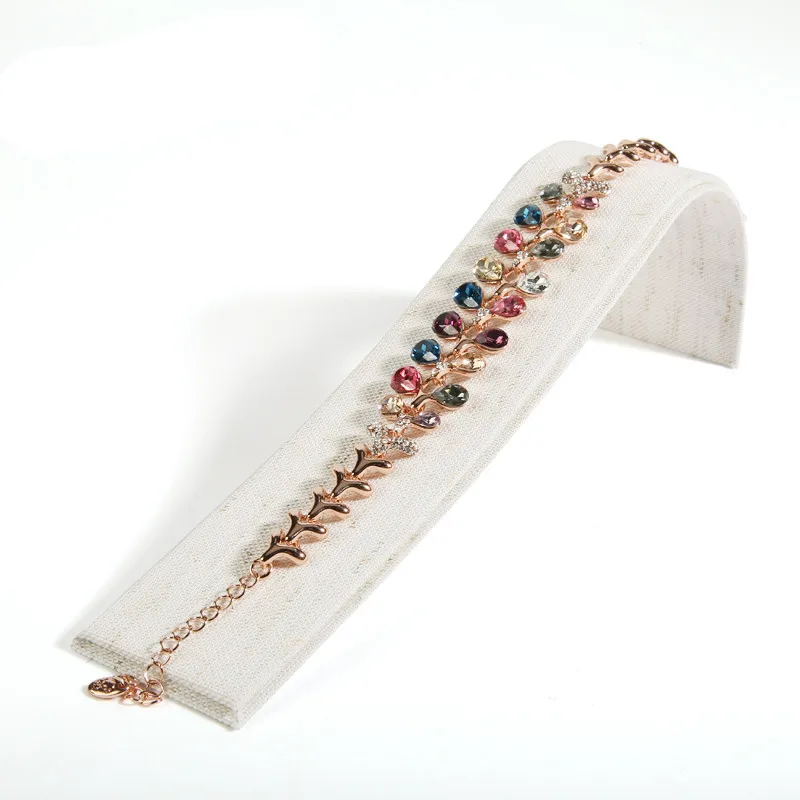 

New Linen jewelry display holder Bracelets Watch Display Stand Jewellery Display Props