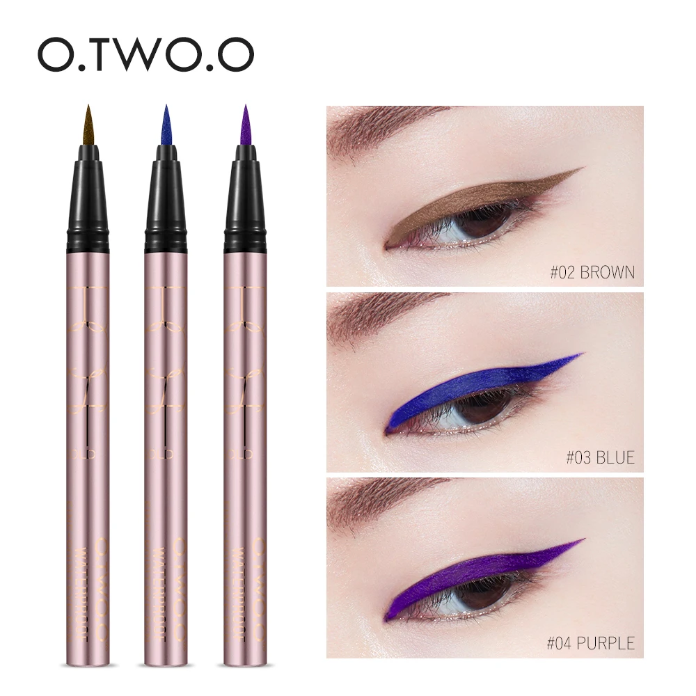 O.TWO.O Liquid Eyeliner Eye Make Up Colorful Super Waterproof Long