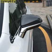 Luhuezu 2pc Chrome Door Mirror Cover Side Light Cover For LEXUS RX200T RX350 RX450H 2016 2017 Accessories